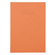 8mm Feint Ruled and Margin 64-Page A4 Exercise Books Orange 50 Per Pack ...